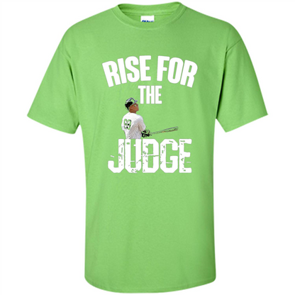 All Rise For The Judge Shirt 99 Baseball T-shirt Lime