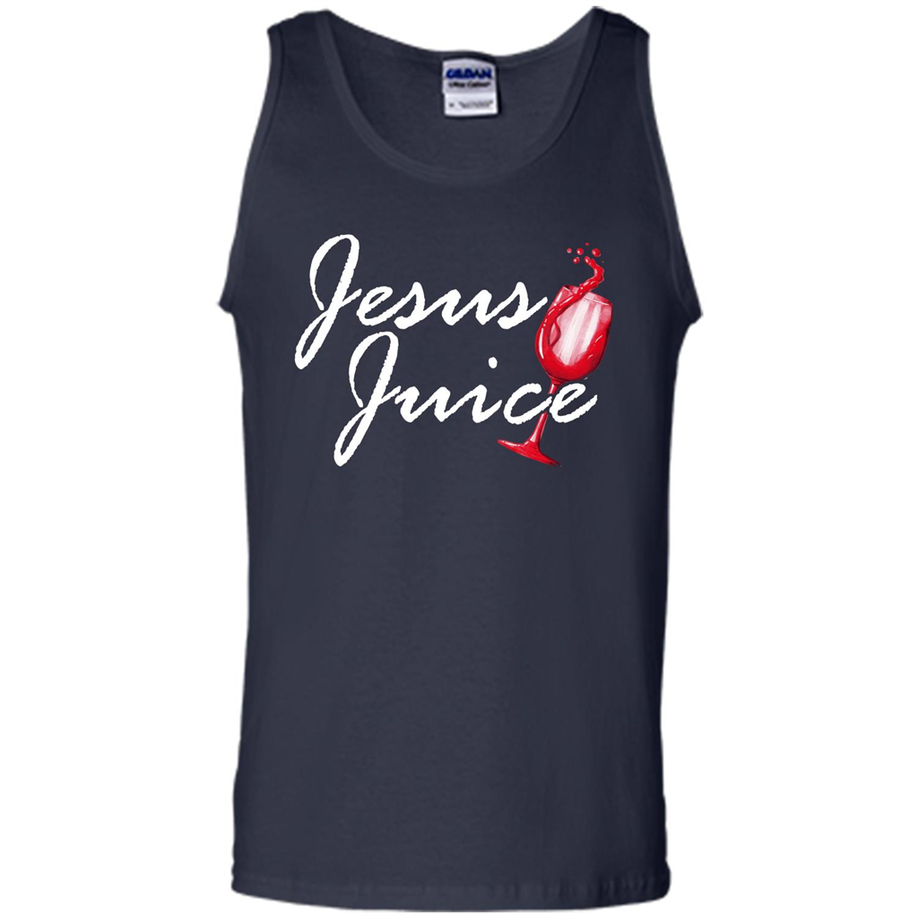 Wine T-shirt Jesus Juice Navy