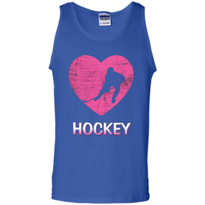 I Love Hockey T-shirt Royal
