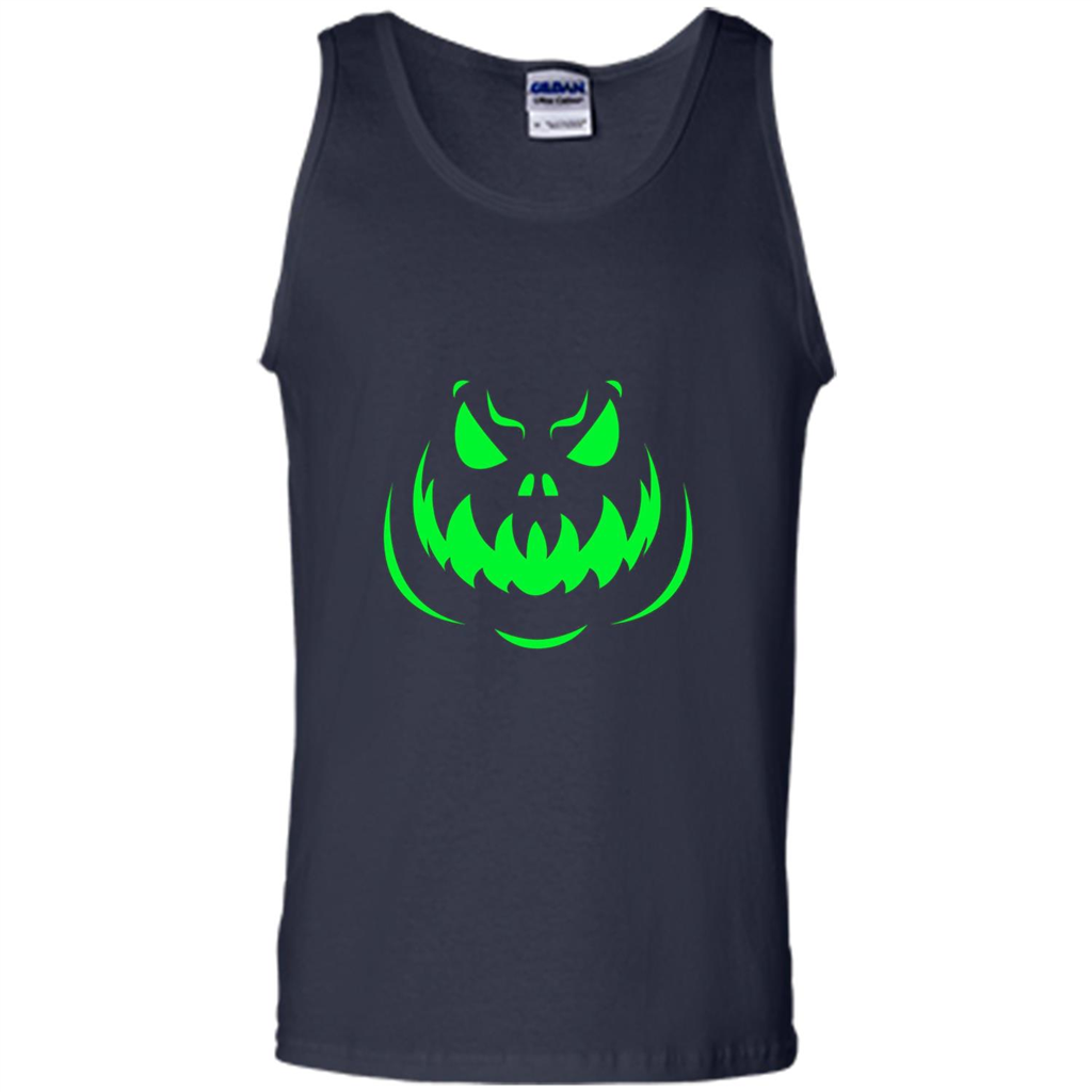 Scary Face Halloween T-shirt Navy