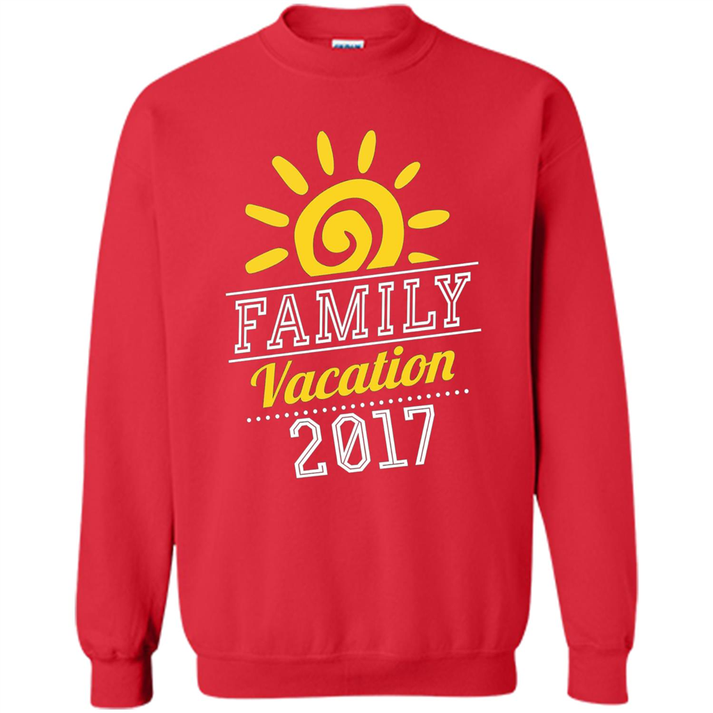 Summer T-shirt Family Vacation 2017 T-shirt Red