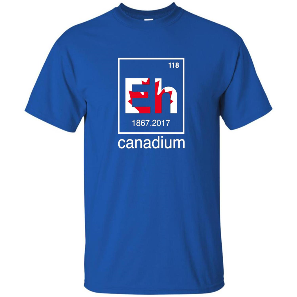 Funny Canadian T-shirt Canada Element Eh - 150 years T-Shirt Royal