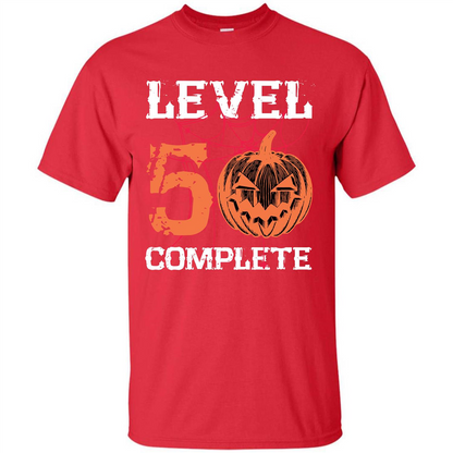 Halloween T-shirt Level 50 Complete Red