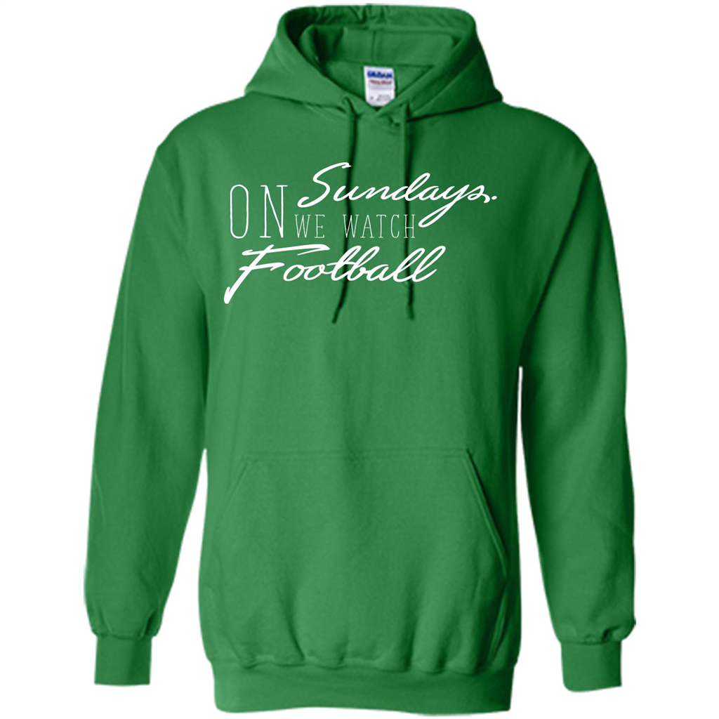 On Sundays We Watch Football T-shirt Irish Green