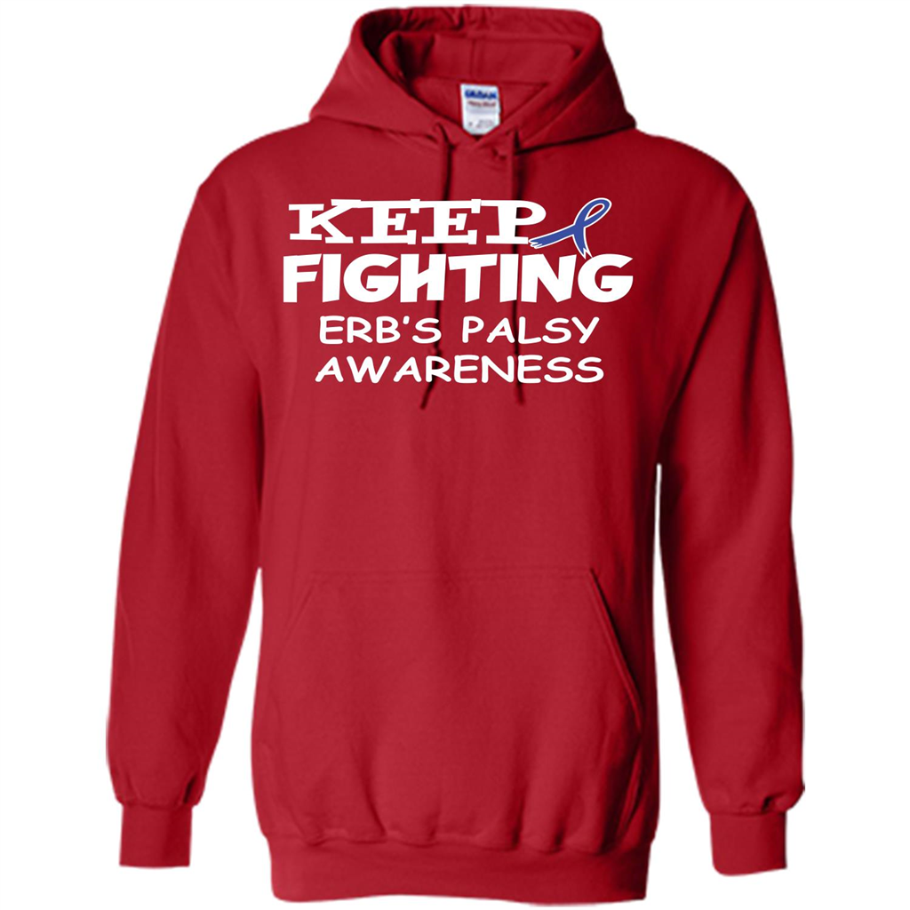 Cancer Awareness T-shirt Keep Fighting Erb’s Palsy Awareness Red