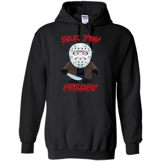 Friday The 12th T-shirt See You Friday Black