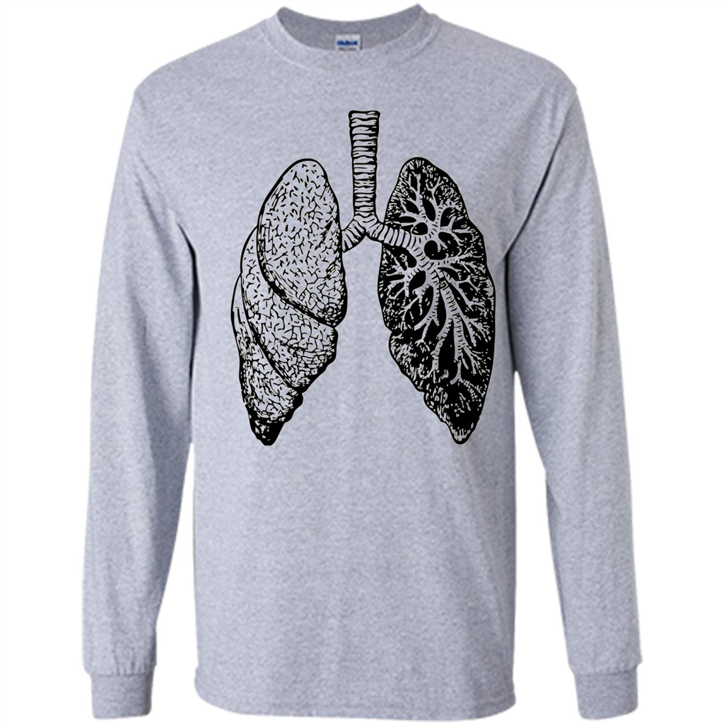 Lungs T-shirt Sport Grey