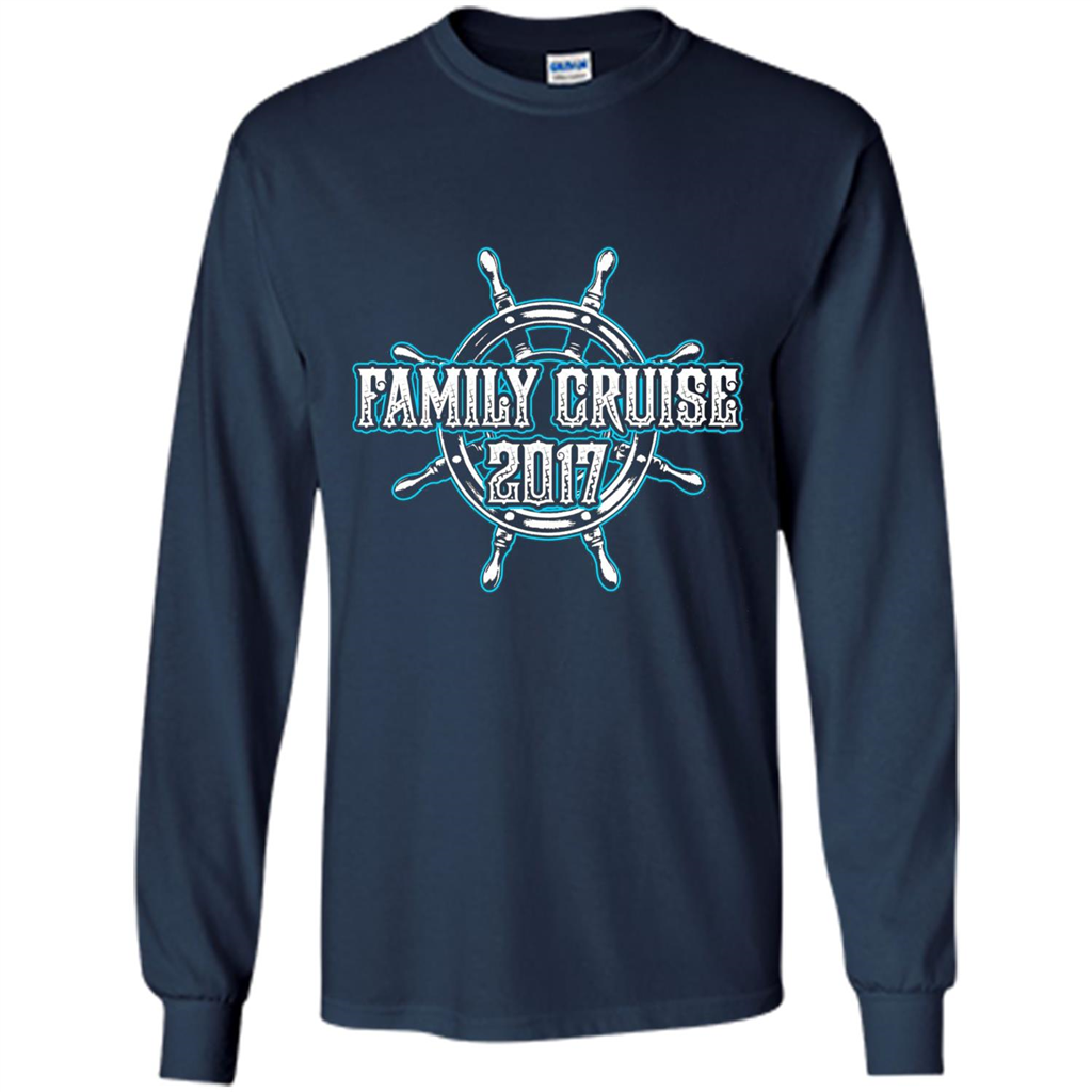 Family Cruise 2017 T-Shirt Family Vacation T-shirt Navy
