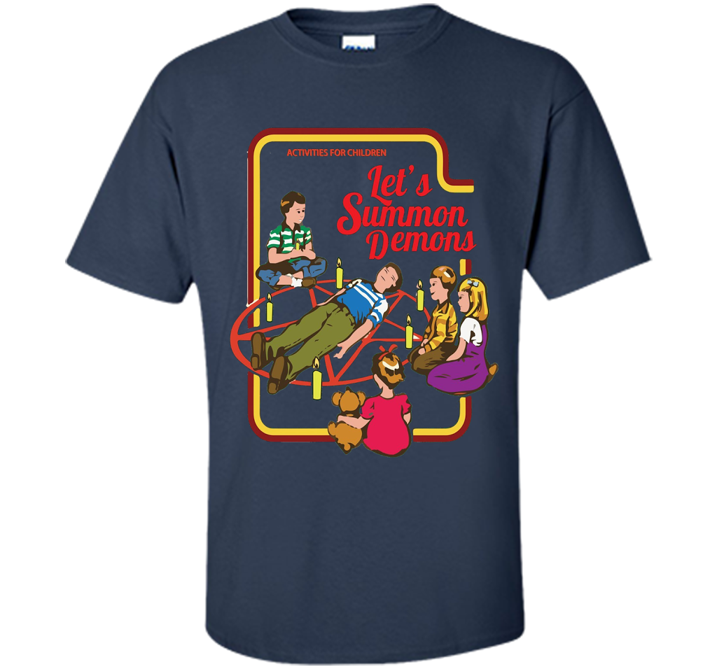 Let's Summon Demons T-Shirt Navy