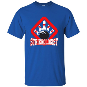 Strikeologist Bowling T-shirt For Bowling Lover