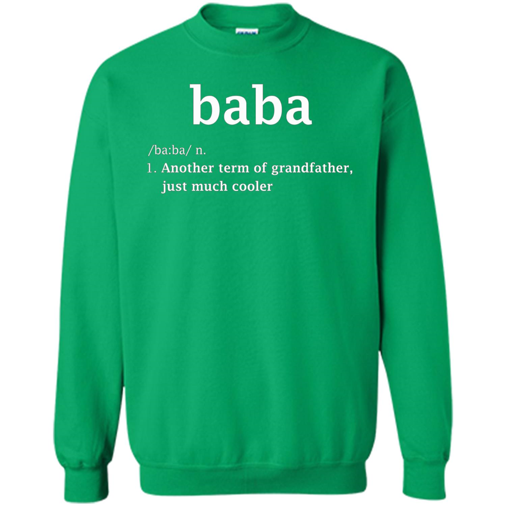 Fathers Day T-shirt Baba Definition Irish Green
