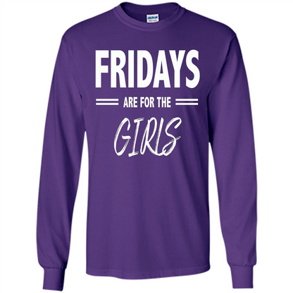 Fridays Are For The Girls T-shirt Purple
