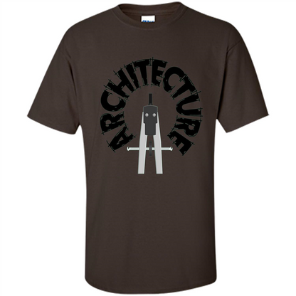 Architecture Student T-shirt Dark Chocolate