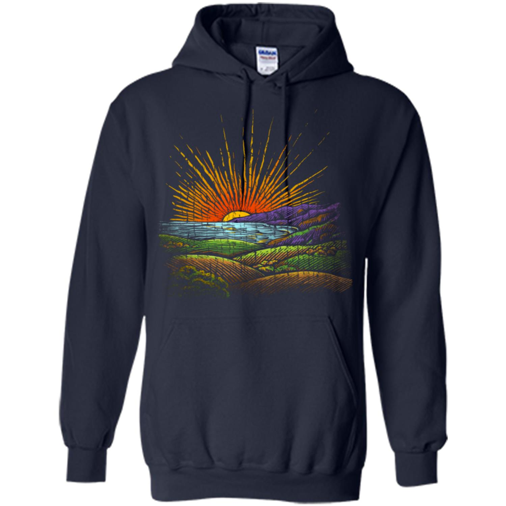 Sunrise In The Morning T-Shirt Navy