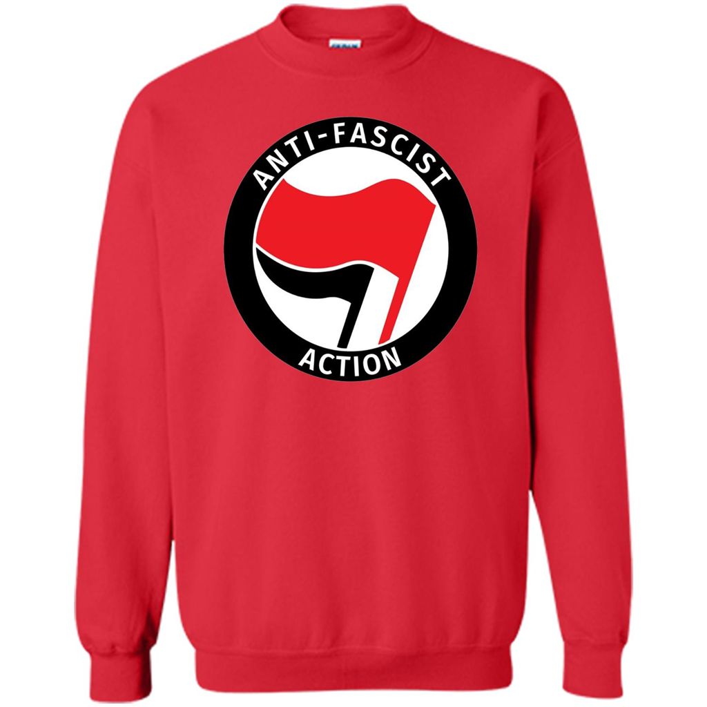 Anti - Fascist Action T-shirt Red