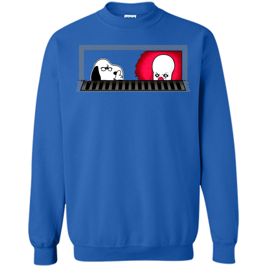 Movie T-shirt Snoopy Vs It T-shirt Royal