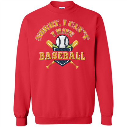 Basketball T-shirt Sorry, I Can't I Have Basketball Red