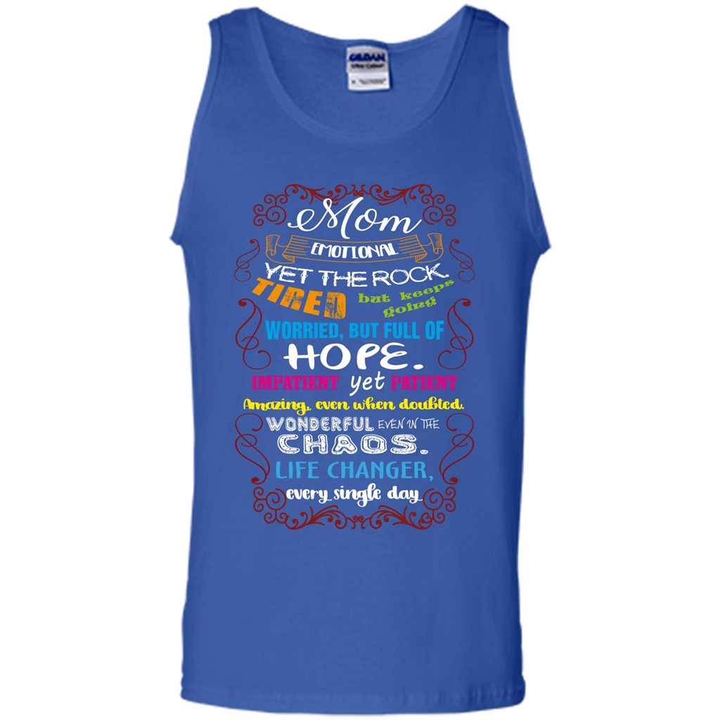 Mommy T-shirt Mom Emotional Yet The Rock Tired Royal