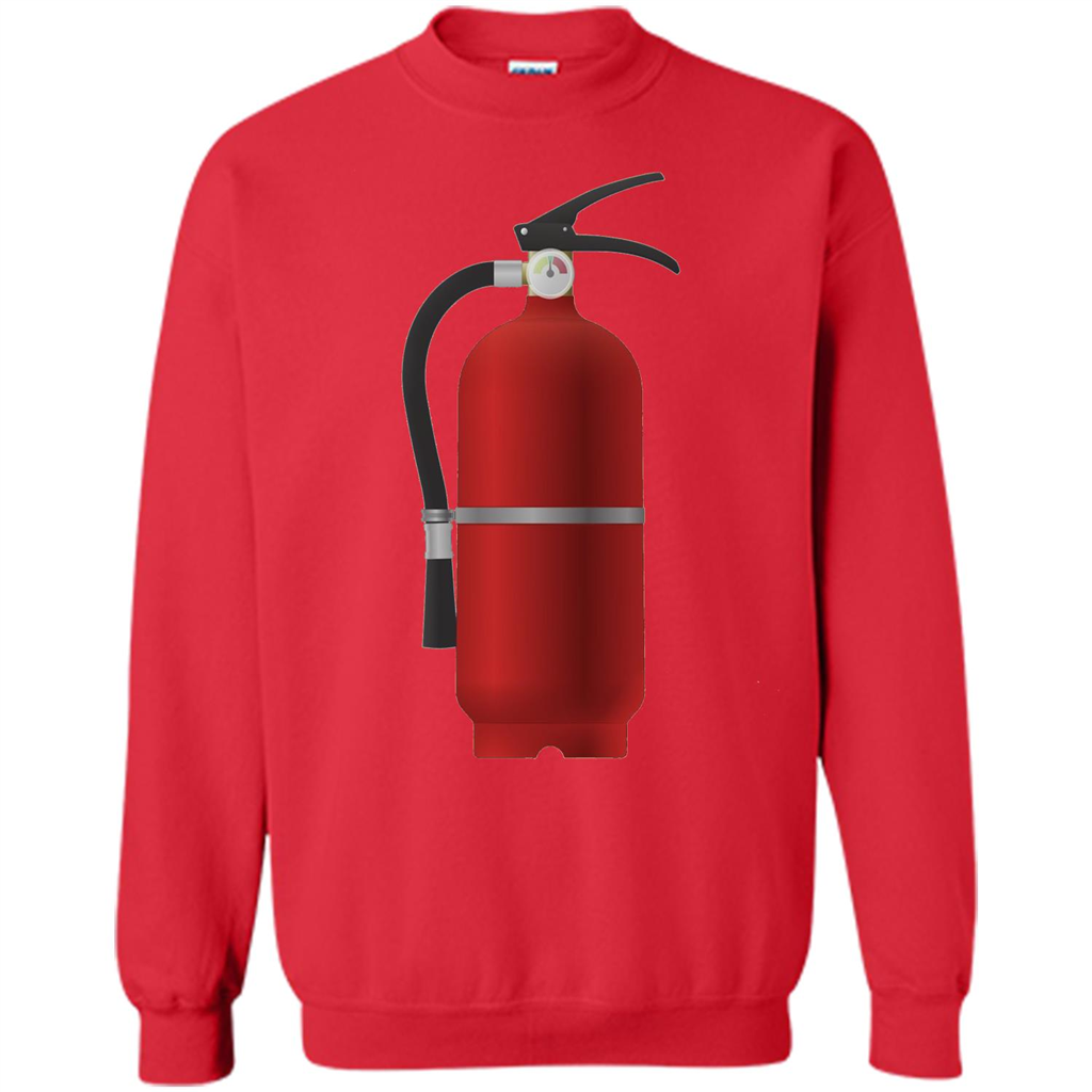 Fire Extinguisher T-shirt Emergency Fire Protection Red