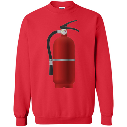 Fire Extinguisher T-shirt Emergency Fire Protection Red