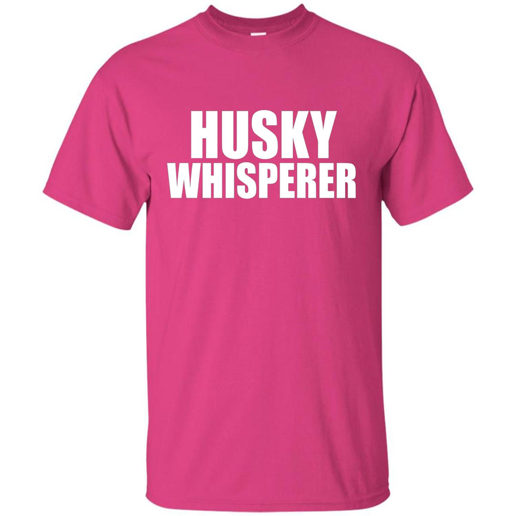 Husky Whisperer T-shirt Heliconia