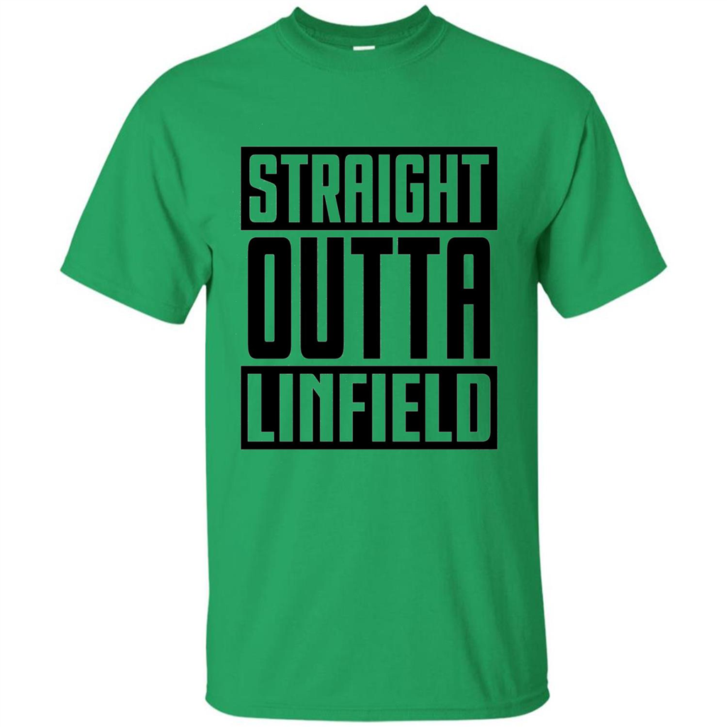 Straight Outta Linfield T-shirt Irish Green