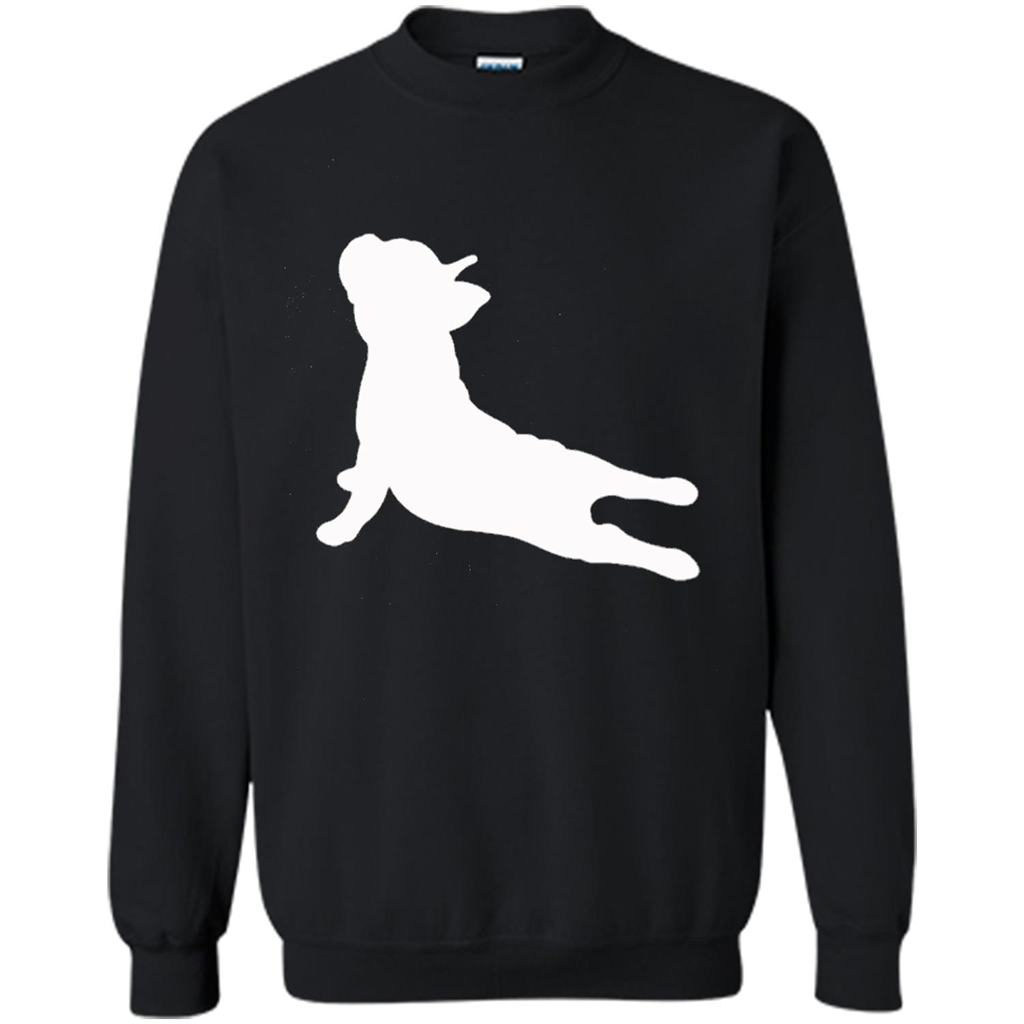 French Bulldog Yoga T-shirt Black