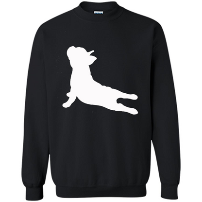 French Bulldog Yoga T-shirt Black