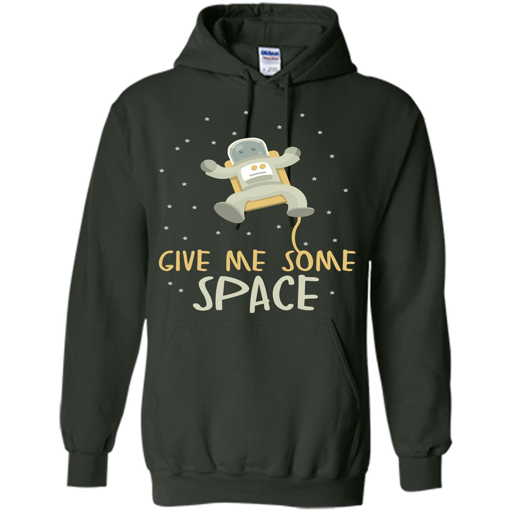 Astronaut T-shirt Give Me Some Space T-shirt Forest Green