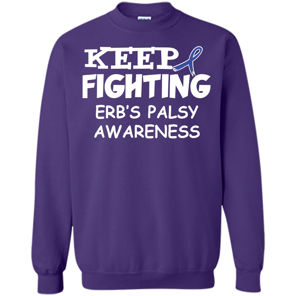 Cancer Awareness T-shirt Keep Fighting Erb’s Palsy Awareness Orange