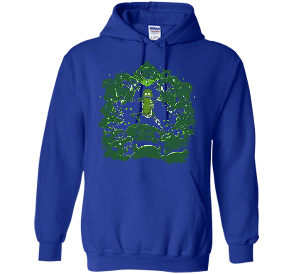 Pickle Rick Vs The Rats T-shirt Royal