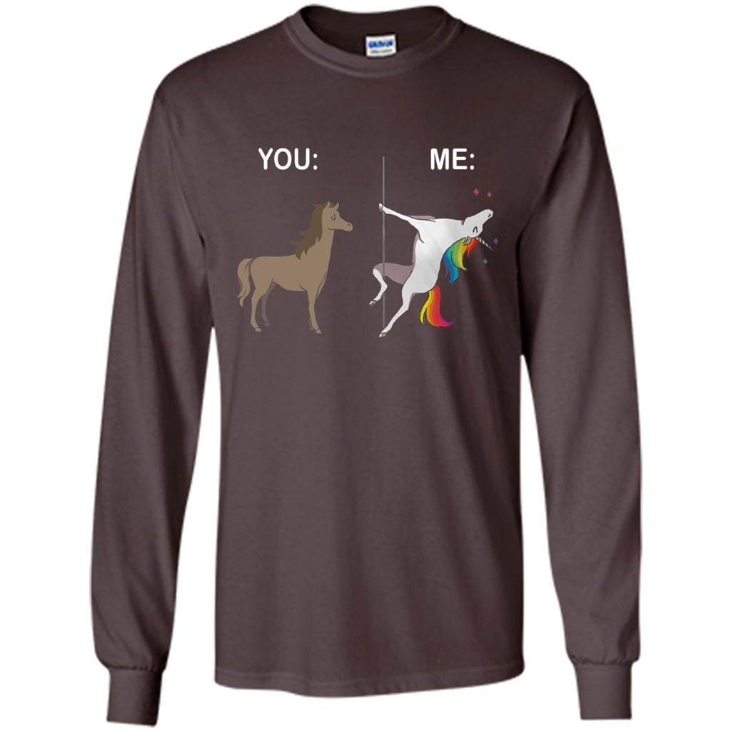 Cute Unicorn You And Me T-shirt Dark Chocolate