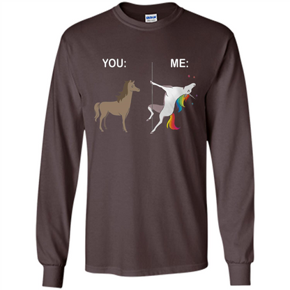 Cute Unicorn You And Me T-shirt Dark Chocolate