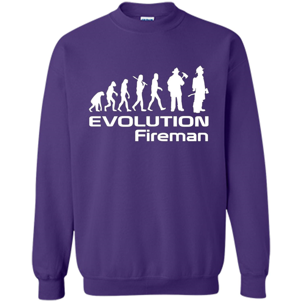 Firefighter T-shirt - Evolution Fireman T-shirt Orange