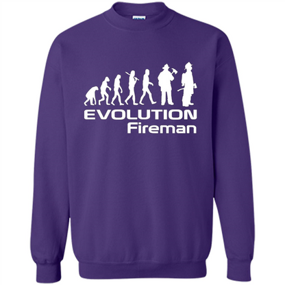 Firefighter T-shirt - Evolution Fireman T-shirt Orange