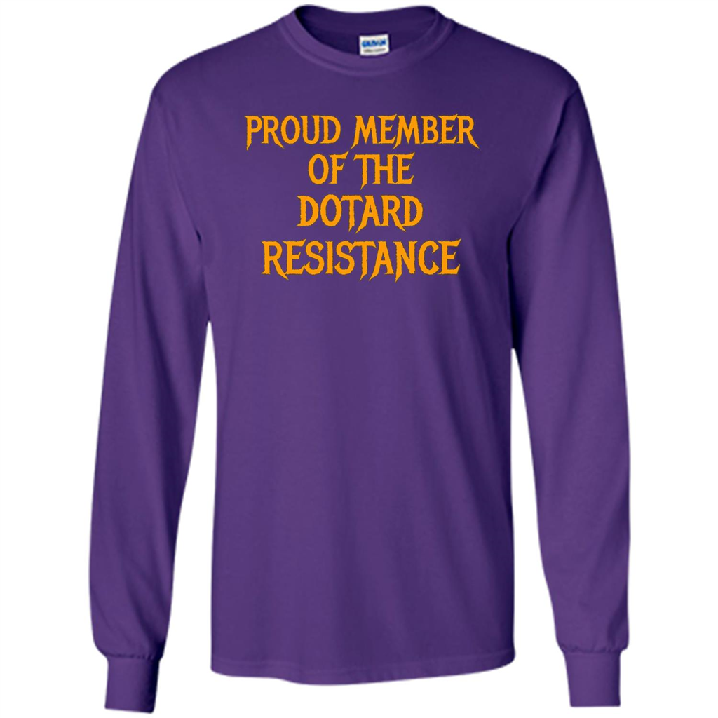 American President T-shirt Proud Member Of The Dotard Resistance T-shirt Purple