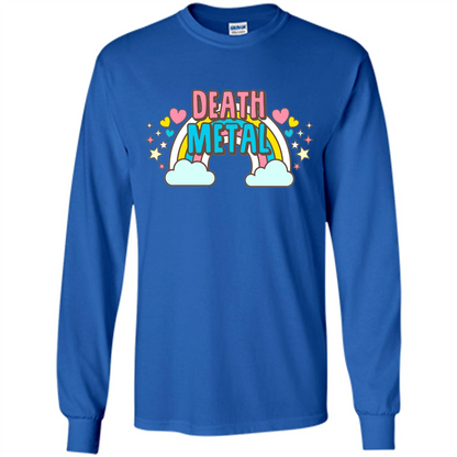 Death Metal Rainbow Cute T-Shirt Royal