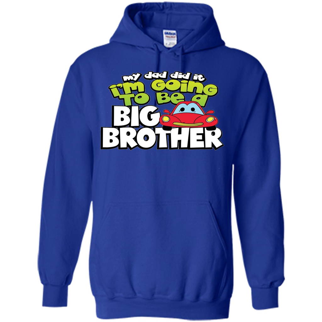 Car Brother T-shirt I'm Going To Be a Big Brother Royal