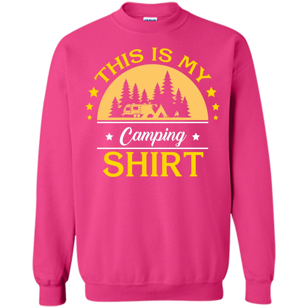 Camping T-shirt This Is My Camping Shirt T-shirt Heliconia