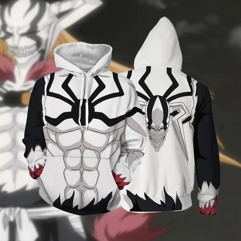 Bleach Hollow Ichigo (Shirosaki Vasto Lorde) Cosplay 3D Hoodie