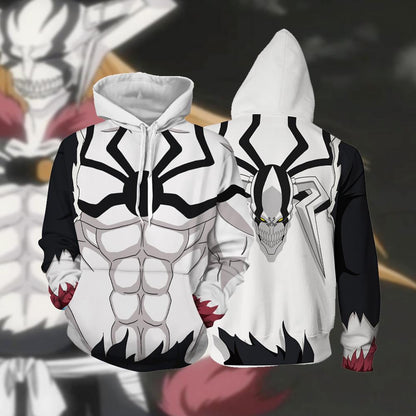 Bleach Hollow Ichigo (Shirosaki Vasto Lorde) Cosplay 3D Hoodie