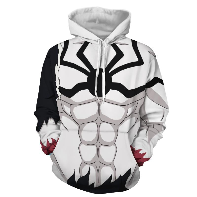 Bleach Hollow Ichigo (Shirosaki Vasto Lorde) Cosplay 3D Hoodie