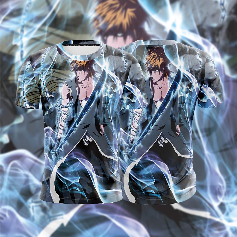 Bleach Ichigo Kurosaki Unisex 3D T-shirt