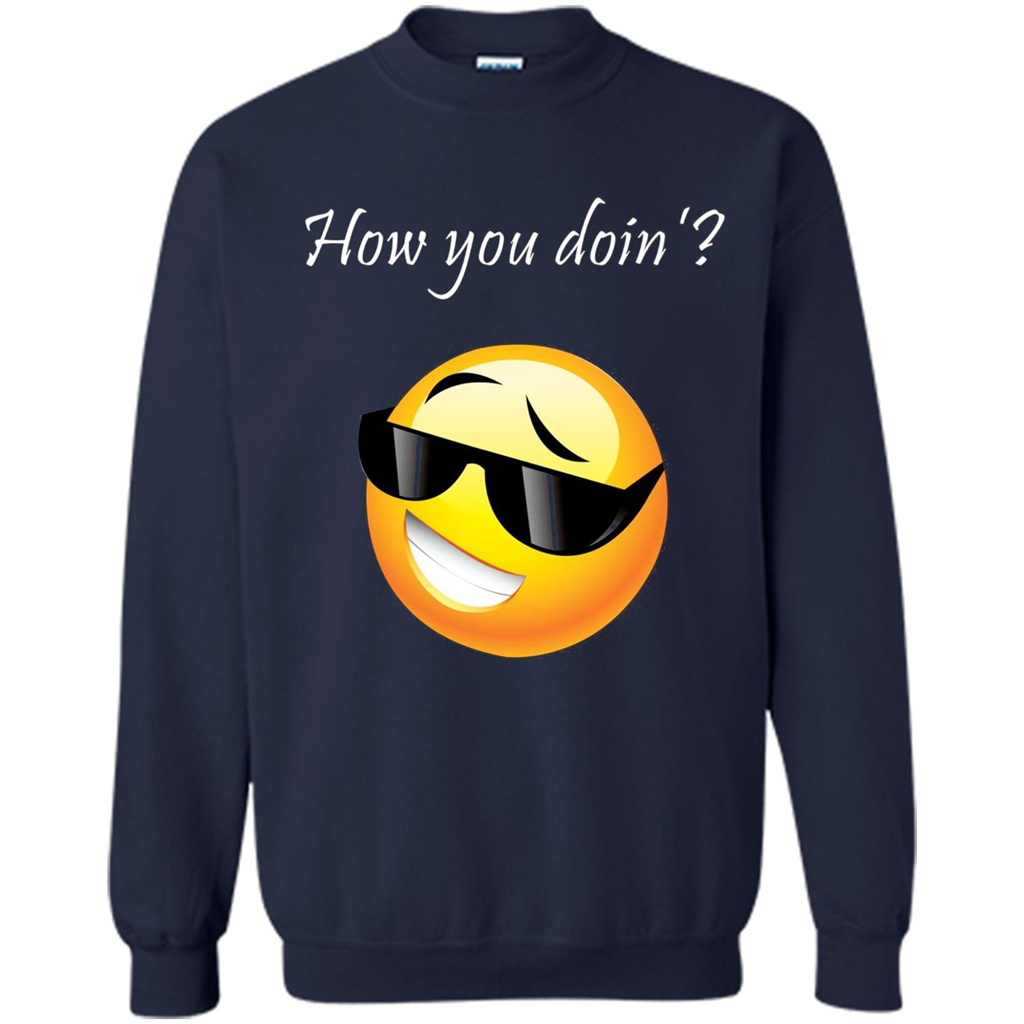 Cute Emotion T-shirt How You Doing Navy