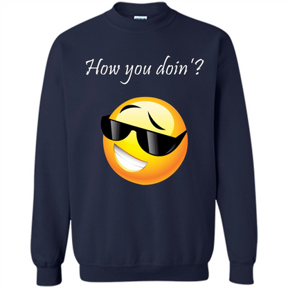 Cute Emotion T-shirt How You Doing Navy