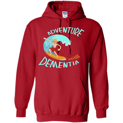 Adventurer T-shirt Adventure Before Dementia T-shirt Red