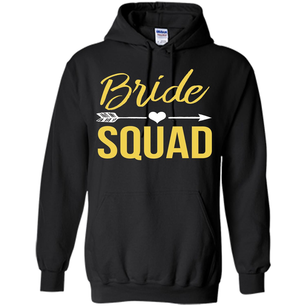 Bachelorette Party T-Shirts Bridesmaids Bride Squad T-Shirt Black