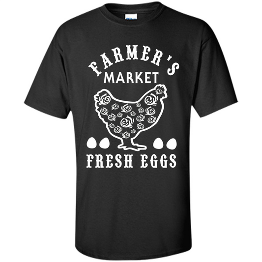 Famer's Market Fresh Eggs T-shirt Black