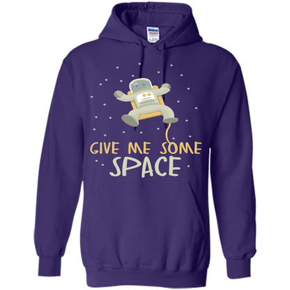 Astronaut T-shirt Give Me Some Space T-shirt Purple