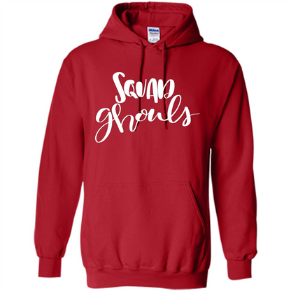 Squad Ghouls T-Shirt Halloween Funny Ghost Costume T-shirt Red